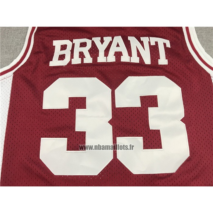 Maillot Lower Merion Kobe Bryant No 33 Rouge